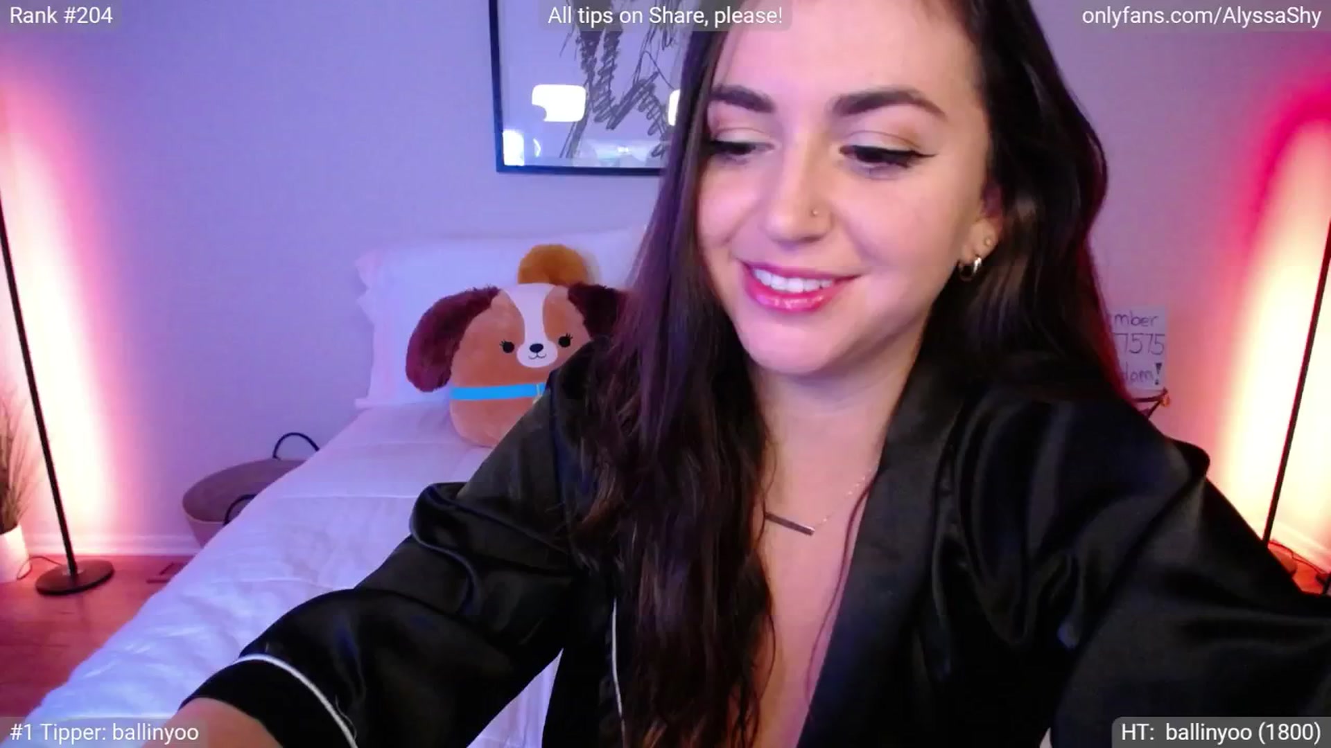 Gallery image thumbnail from AlyssaShy's myfreecams stream on, 09/25/2024, 23:25 image 15 of 20