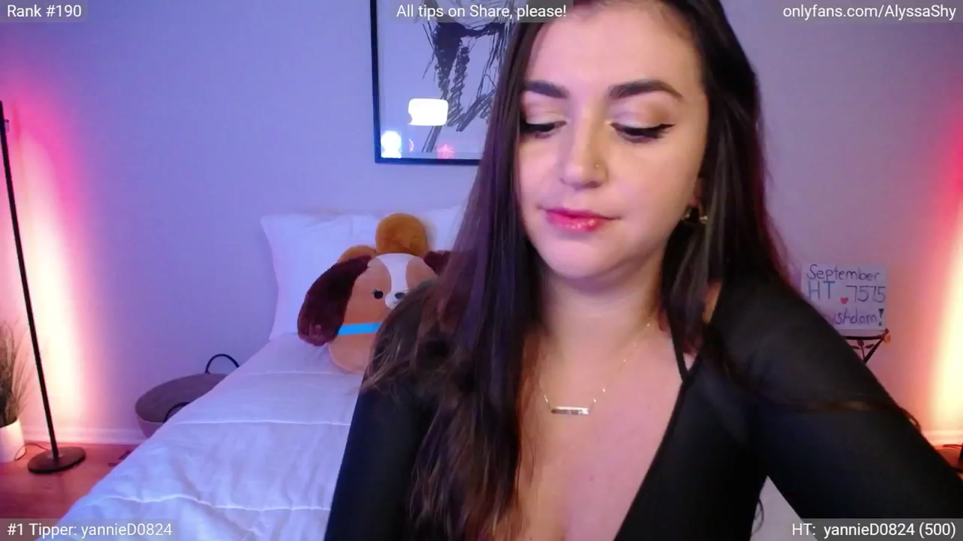 Gallery image thumbnail from AlyssaShy's myfreecams stream on, 09/26/2024, 23:53 image 6 of 20