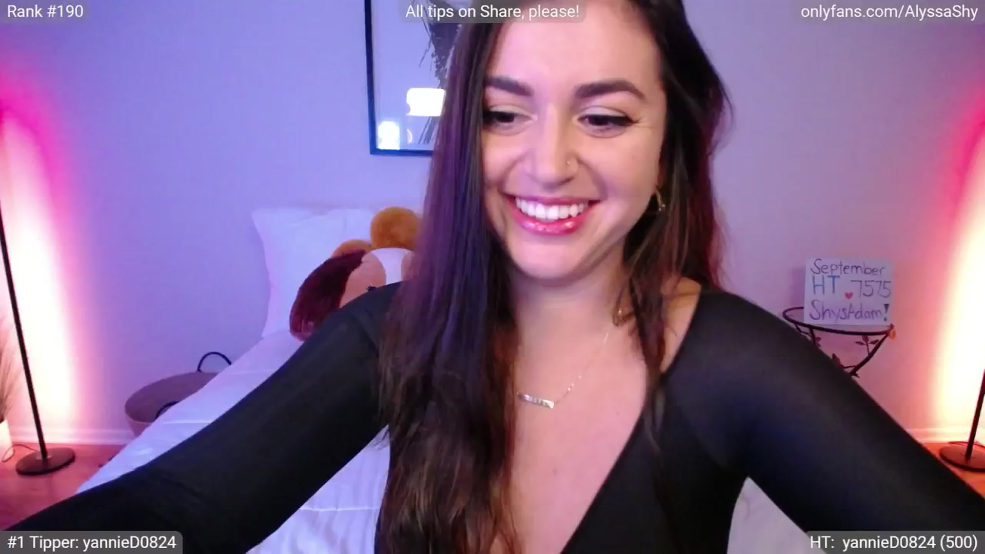 Gallery image thumbnail from AlyssaShy's myfreecams stream on, 09/26/2024, 23:53 image 4 of 20