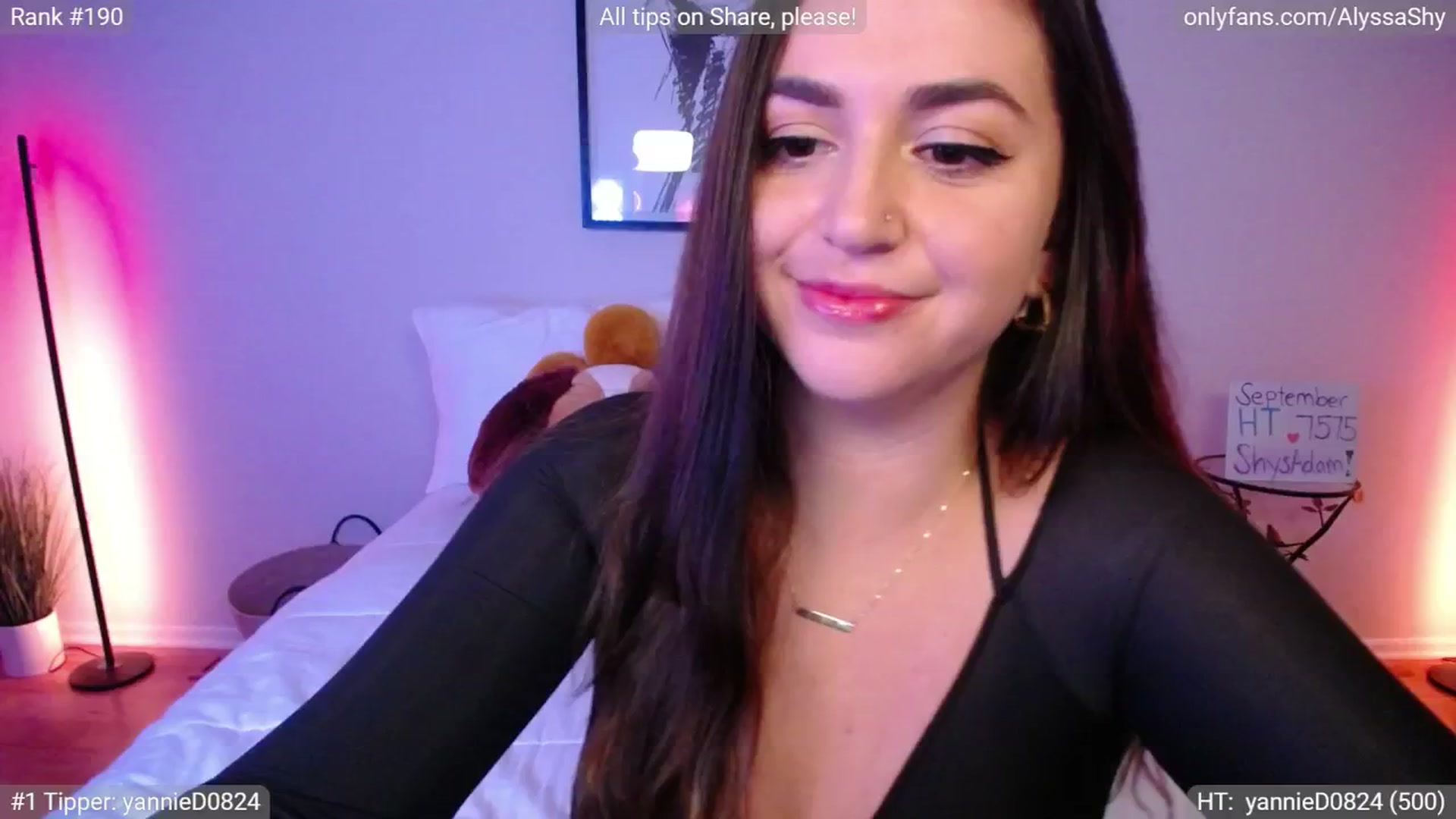 Gallery image thumbnail from AlyssaShy's myfreecams stream on, 09/26/2024, 23:53 image 3 of 20