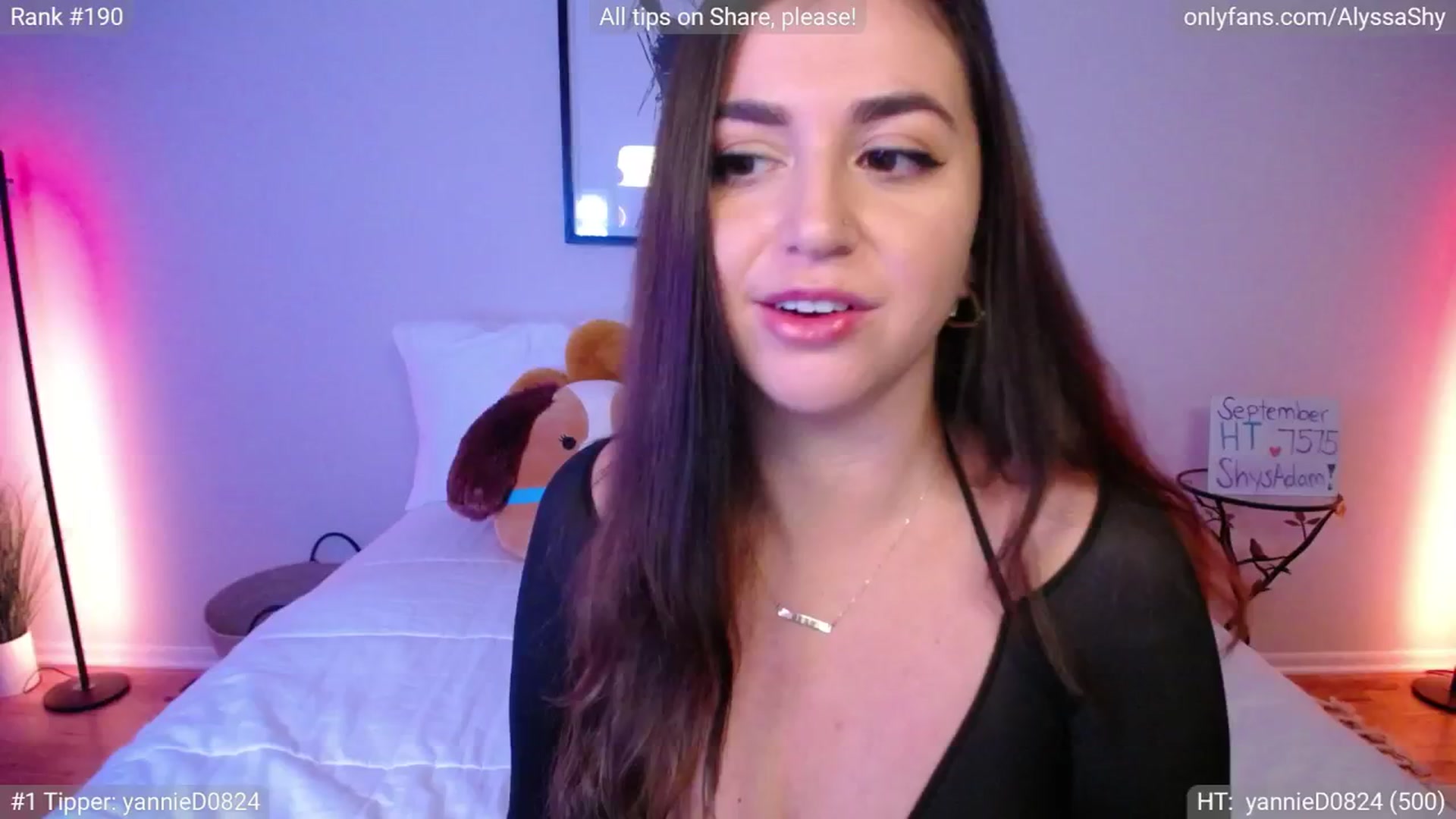 Gallery image thumbnail from AlyssaShy's myfreecams stream on, 09/26/2024, 23:53 image 7 of 20