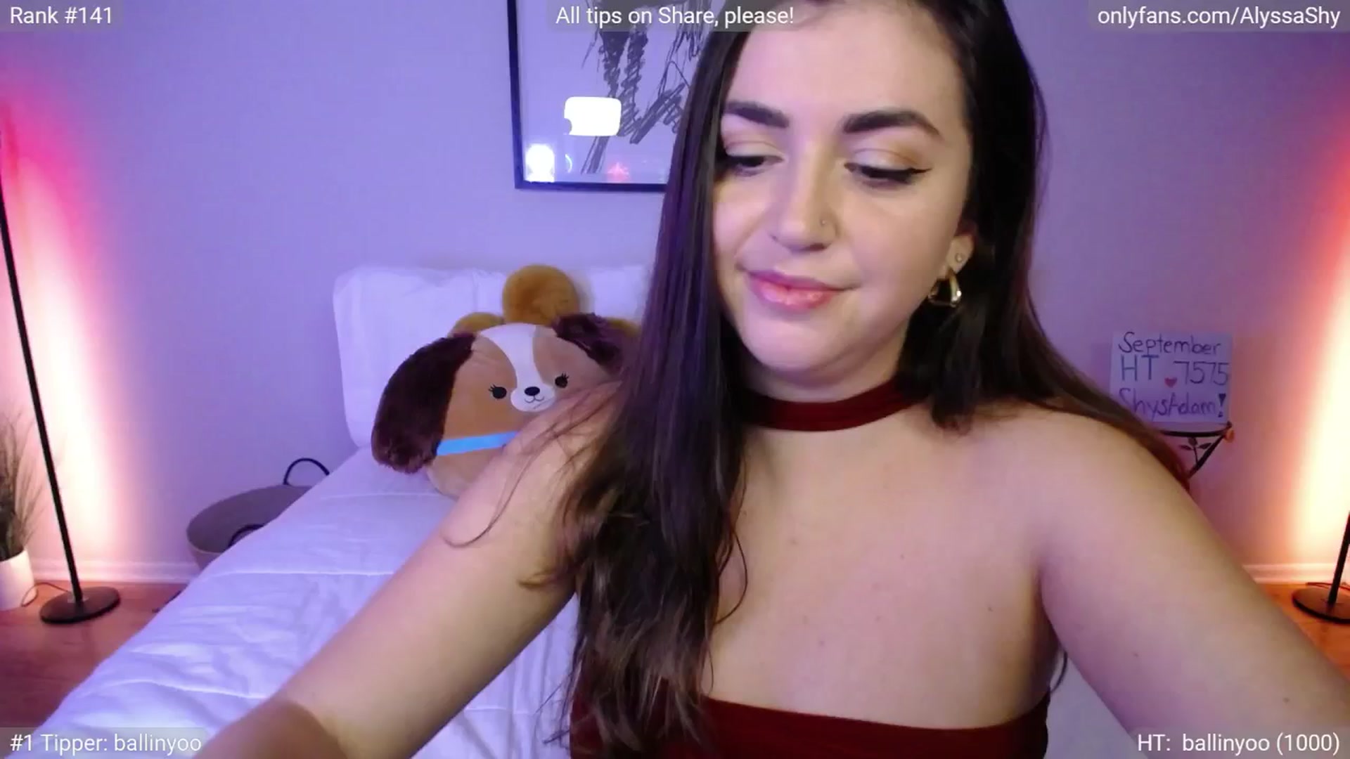 Gallery image thumbnail from AlyssaShy's myfreecams stream on, 09/29/2024, 05:02 image 4 of 20