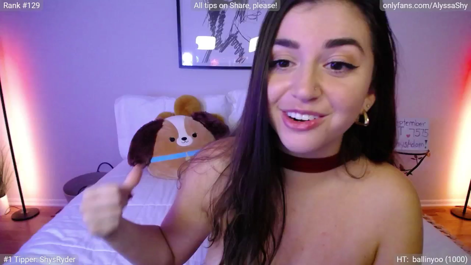 Gallery image thumbnail from AlyssaShy's myfreecams stream on, 09/29/2024, 05:02 image 14 of 20