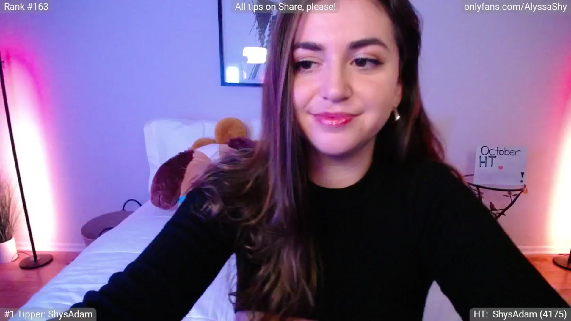 Gallery image thumbnail from AlyssaShy's myfreecams stream on, 10/02/2024, 24:00 image 8 of 20