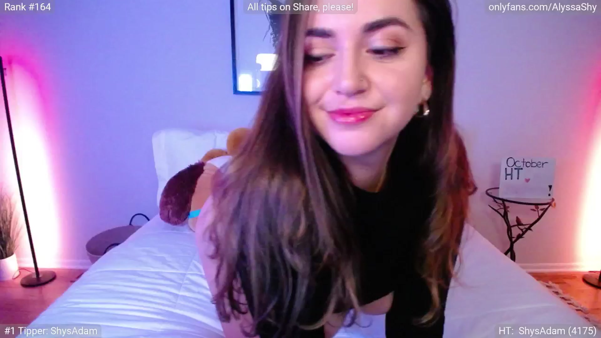 Gallery image thumbnail from AlyssaShy's myfreecams stream on, 10/02/2024, 24:00 image 11 of 20