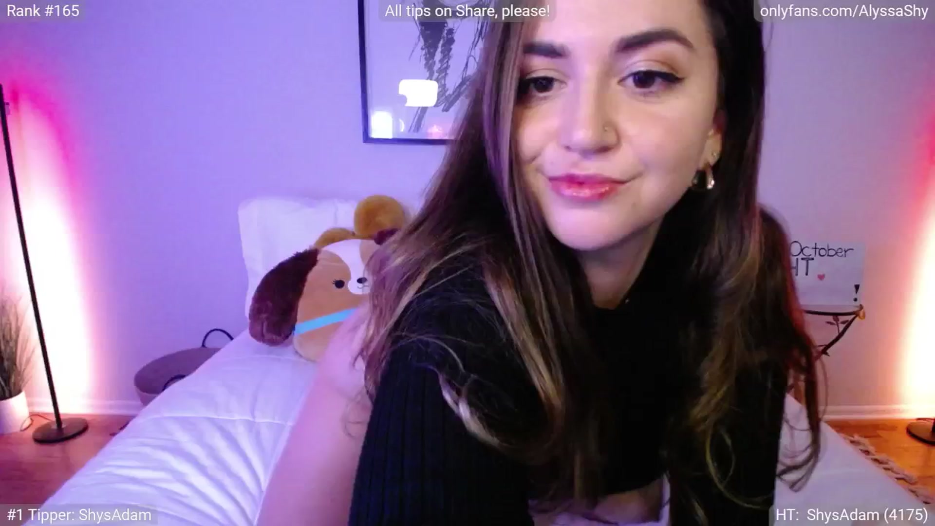 Gallery image thumbnail from AlyssaShy's myfreecams stream on, 10/02/2024, 24:00 image 16 of 20