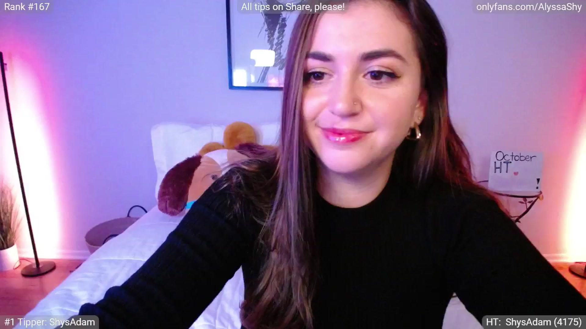 Gallery image thumbnail from AlyssaShy's myfreecams stream on, 10/02/2024, 24:20 image 11 of 20