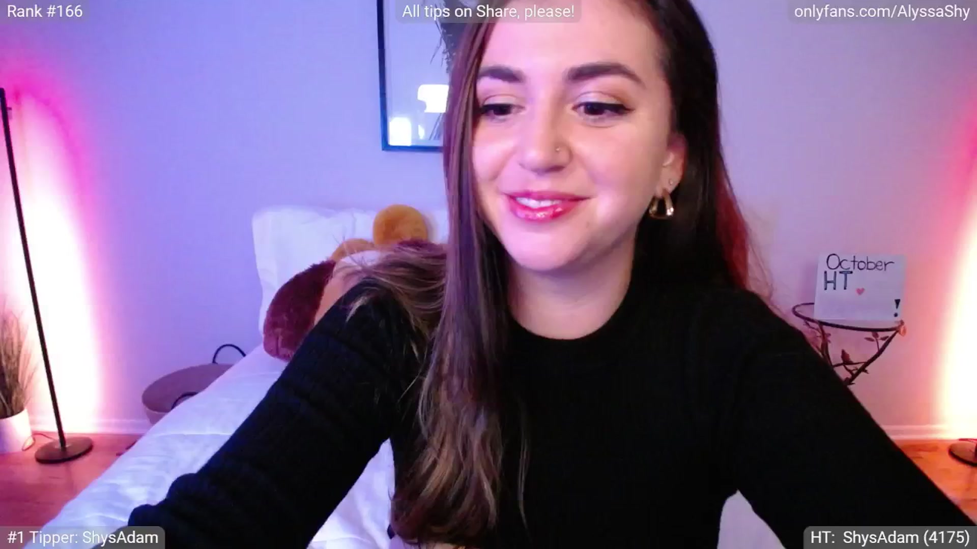 Gallery image thumbnail from AlyssaShy's myfreecams stream on, 10/02/2024, 24:20 image 6 of 20
