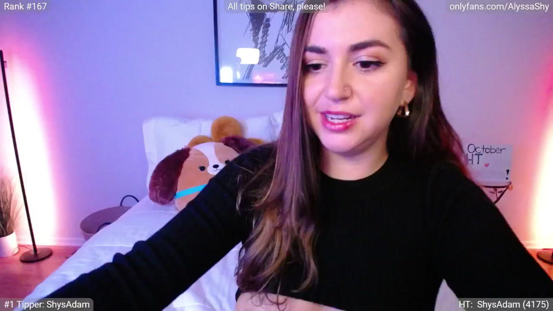 Gallery image thumbnail from AlyssaShy's myfreecams stream on, 10/02/2024, 24:20 image 8 of 20