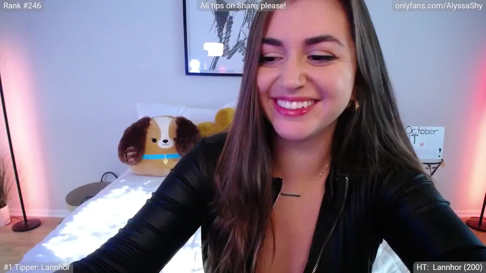 Gallery image thumbnail from AlyssaShy's myfreecams stream on, 10/02/2024, 21:54 image 12 of 20