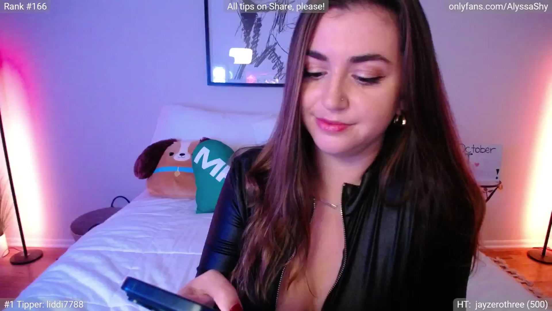 Gallery image thumbnail from AlyssaShy's myfreecams stream on, 10/02/2024, 23:16 image 19 of 20