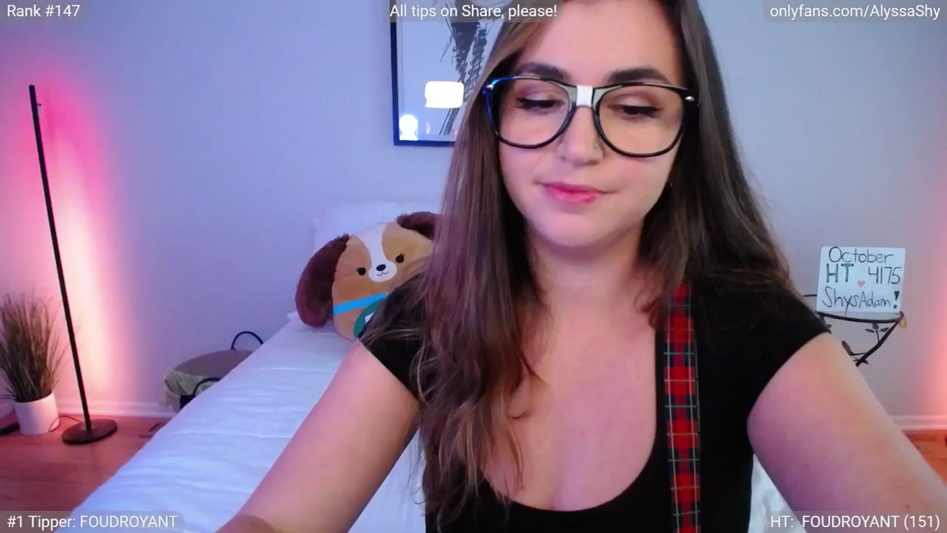 Gallery image thumbnail from AlyssaShy's myfreecams stream on, 10/05/2024, 24:03 image 2 of 20