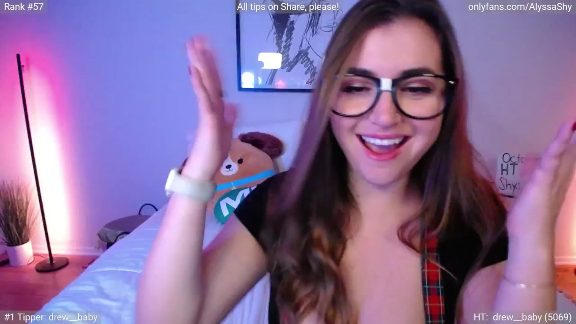 Gallery image thumbnail from AlyssaShy's myfreecams stream on, 10/05/2024, 05:22 image 17 of 20
