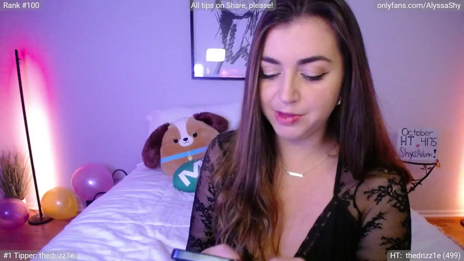Gallery image thumbnail from AlyssaShy's myfreecams stream on, 10/07/2024, 24:02 image 2 of 20