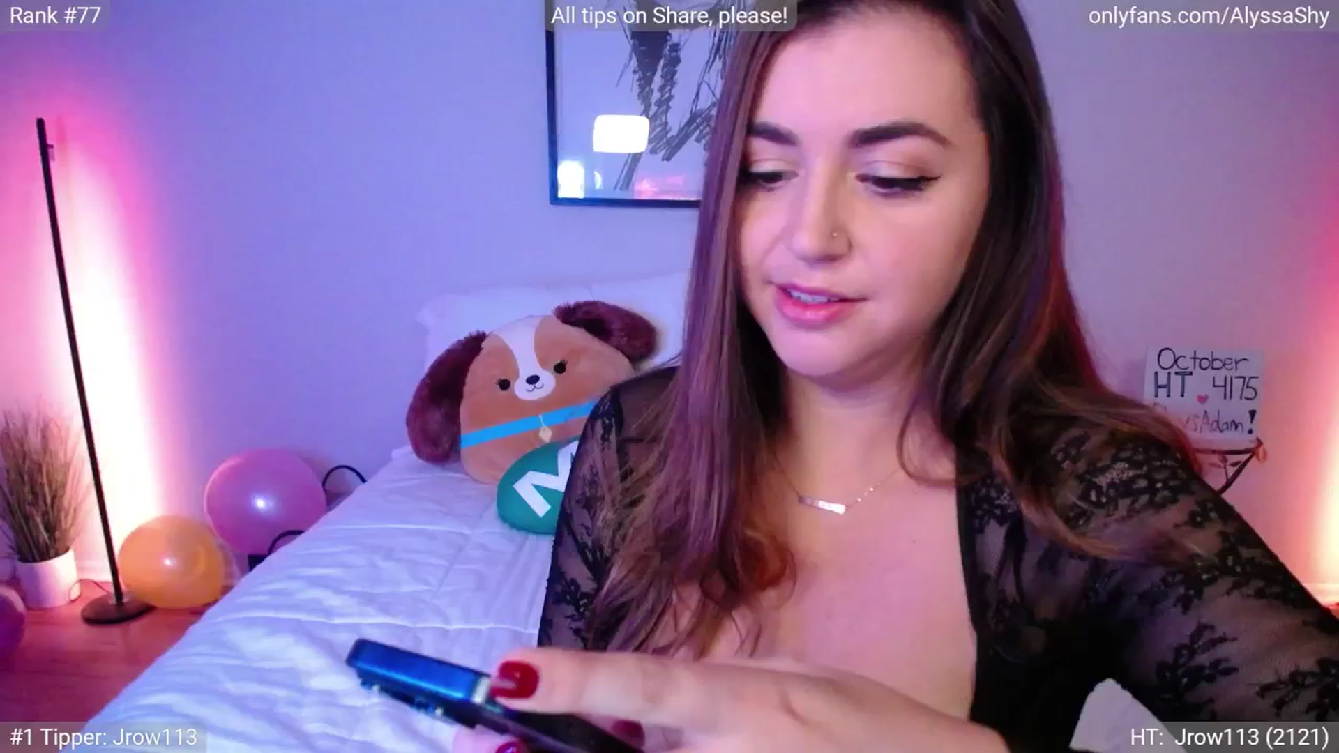 Gallery image thumbnail from AlyssaShy's myfreecams stream on, 10/07/2024, 24:02 image 7 of 20