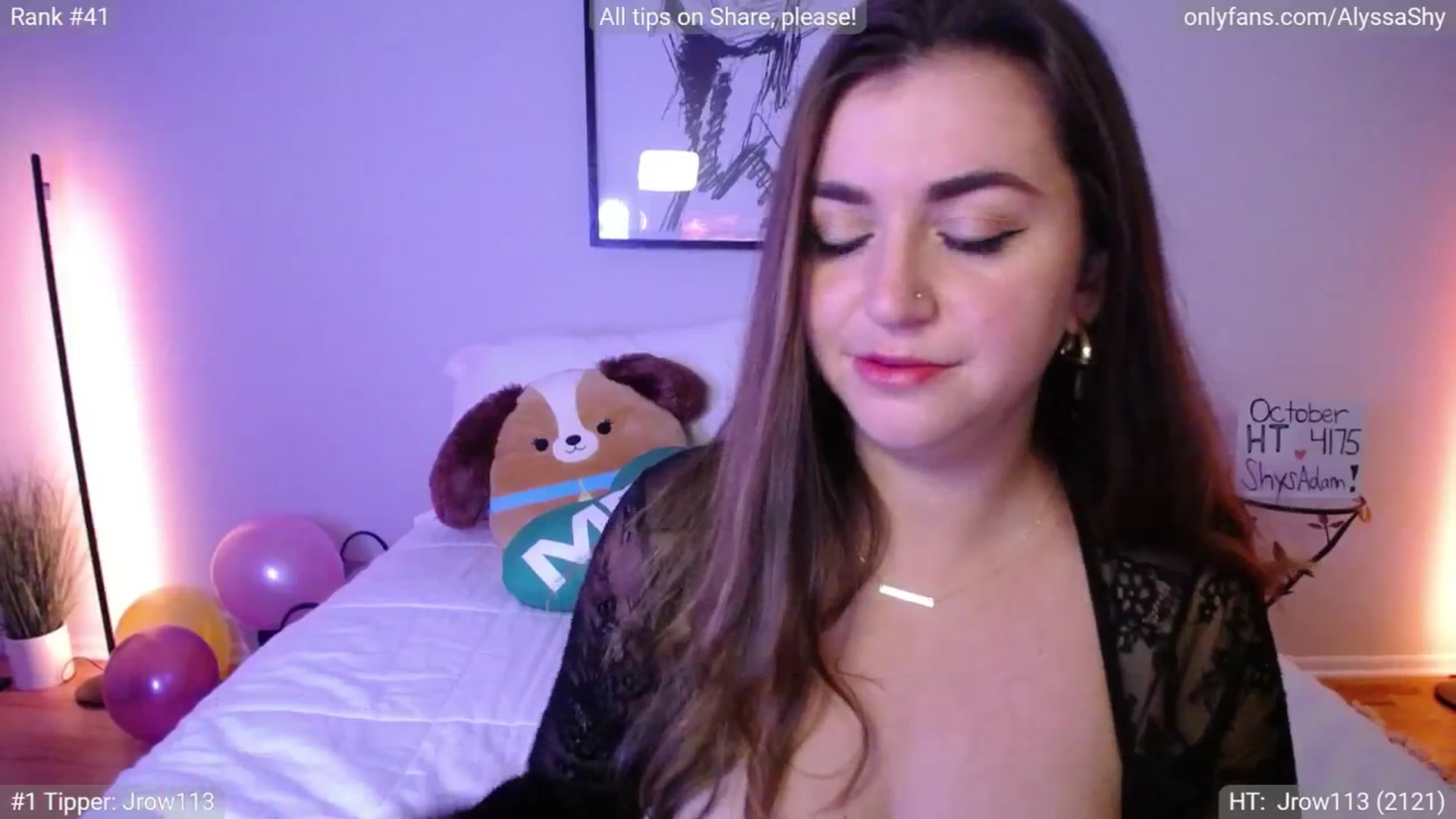 Gallery image thumbnail from AlyssaShy's myfreecams stream on, 10/07/2024, 05:38 image 14 of 20