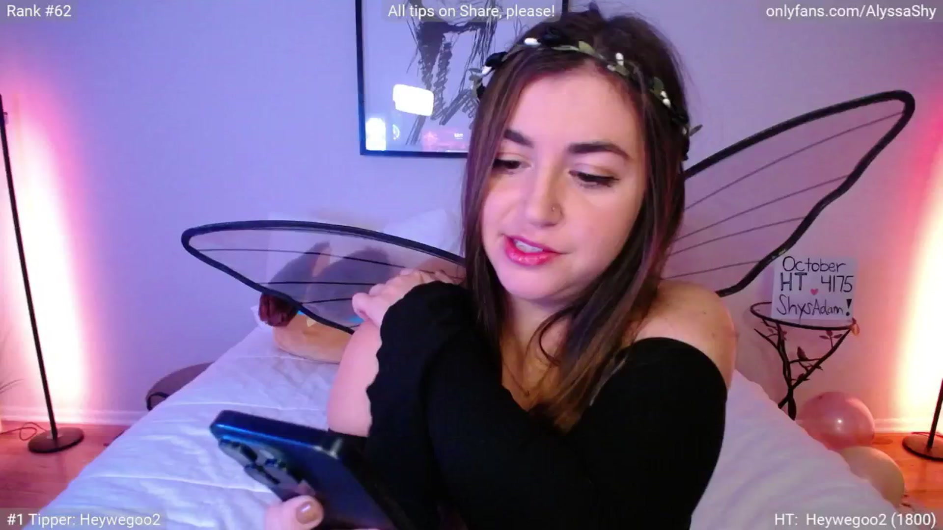 Gallery image thumbnail from AlyssaShy's myfreecams stream on, 10/13/2024, 04:17 image 19 of 20