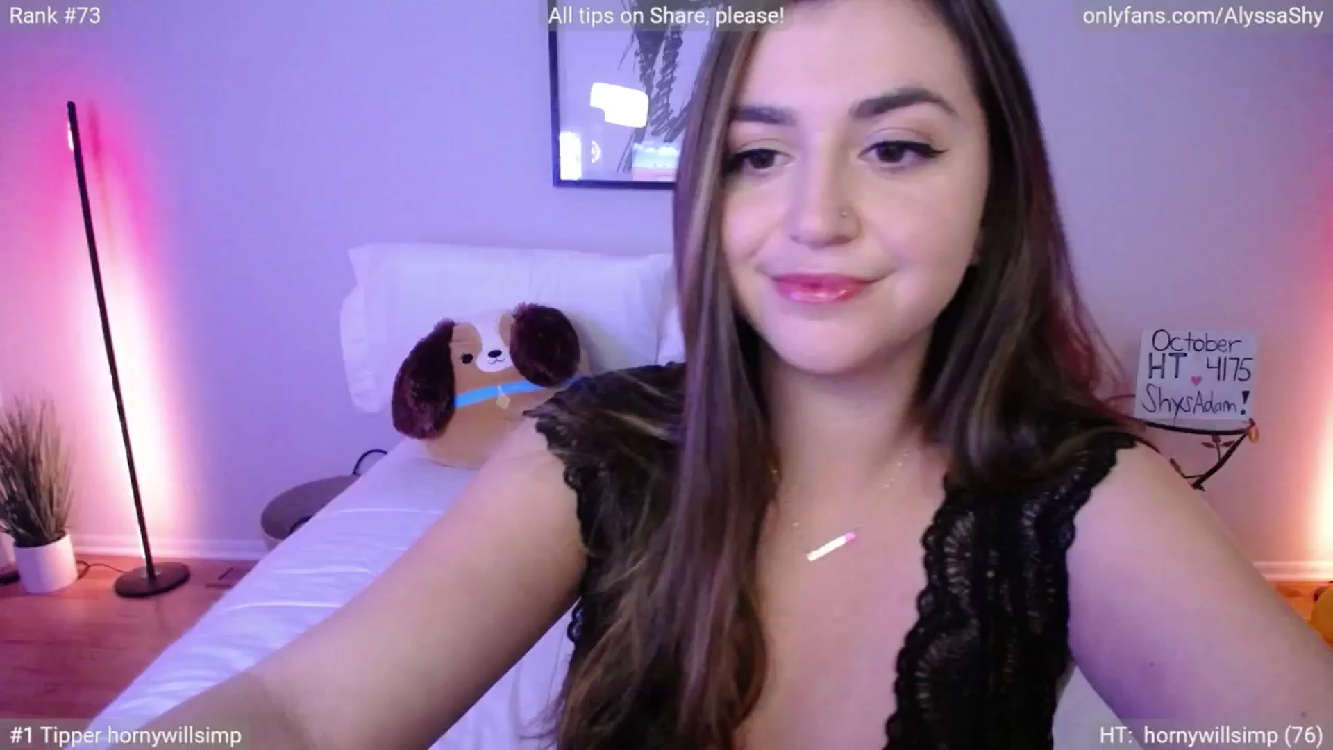 Gallery image thumbnail from AlyssaShy's myfreecams stream on, 10/22/2024, 22:43 image 4 of 20
