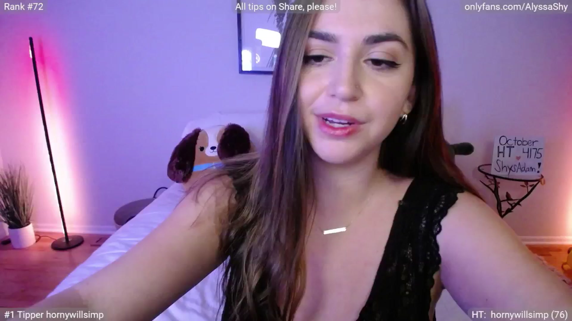 Gallery image thumbnail from AlyssaShy's myfreecams stream on, 10/22/2024, 23:48 image 4 of 20