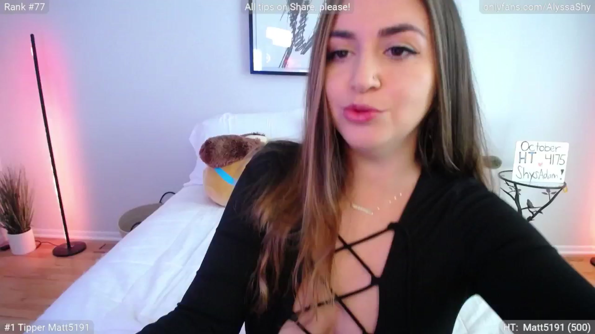 Gallery image thumbnail from AlyssaShy's myfreecams stream on, 10/23/2024, 18:05 image 7 of 20