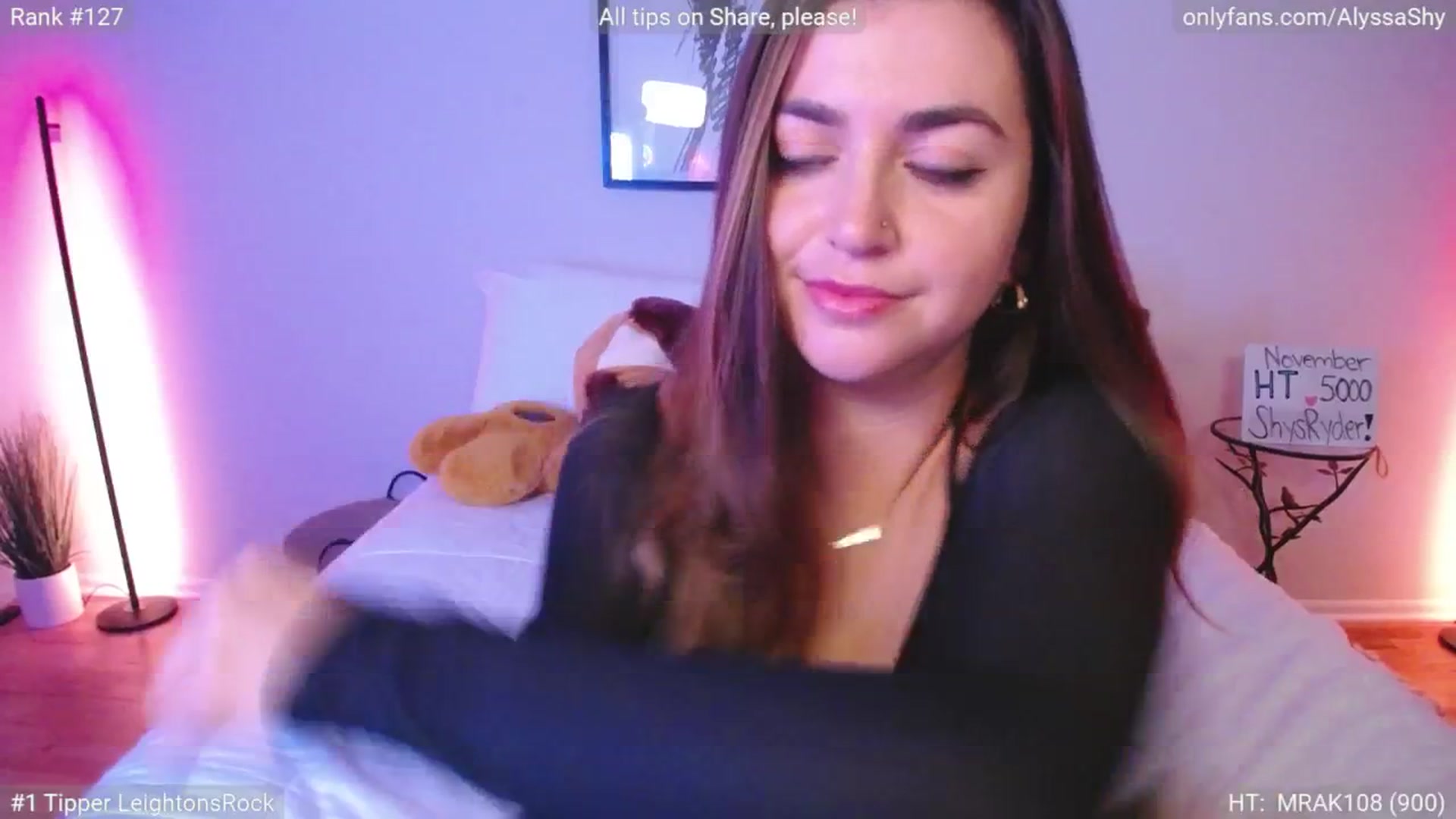 Gallery image thumbnail from AlyssaShy's myfreecams stream on, 11/07/2024, 23:49 image 11 of 20