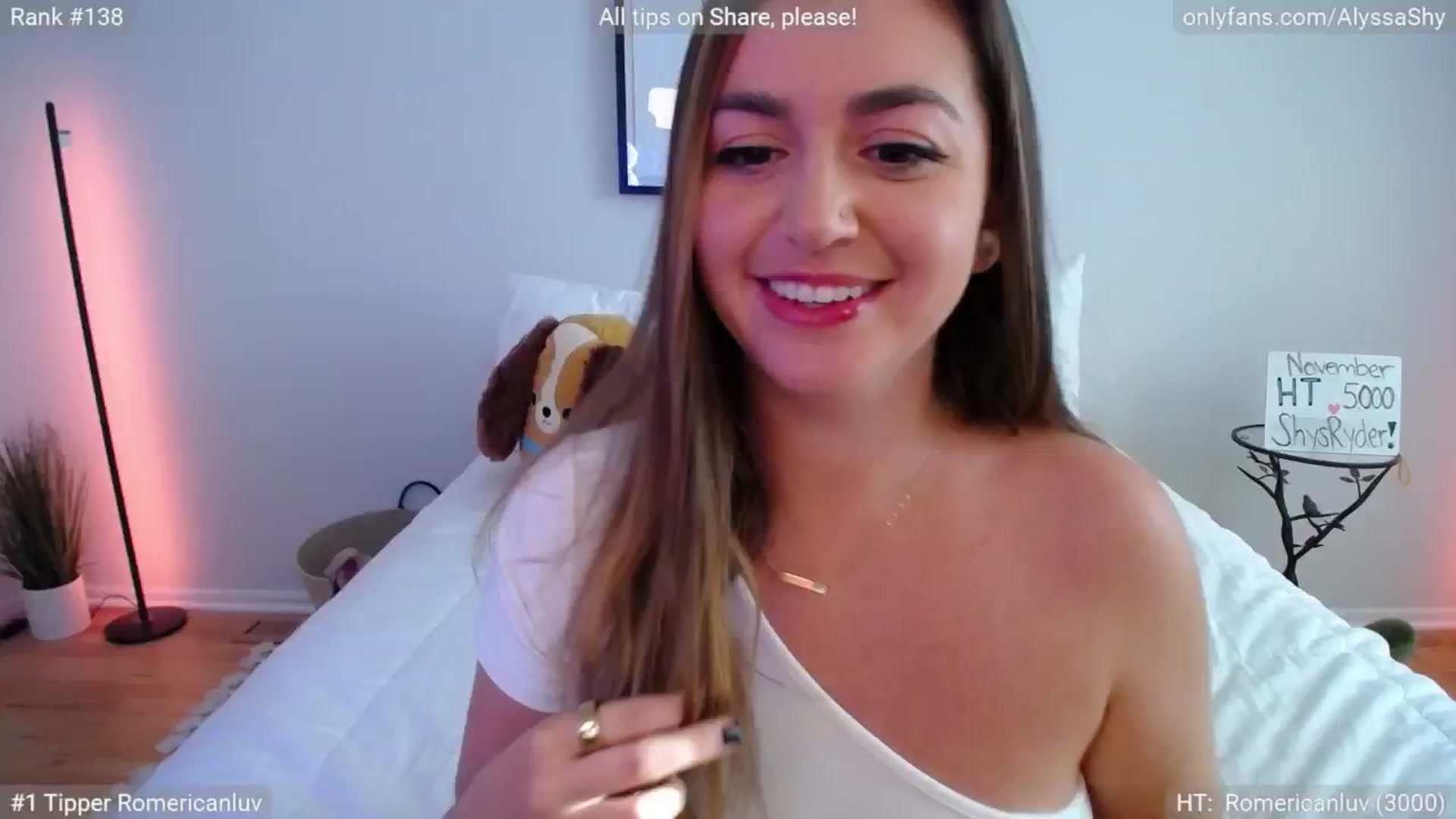 Gallery image thumbnail from AlyssaShy's myfreecams stream on, 11/08/2024, 21:13 image 10 of 20