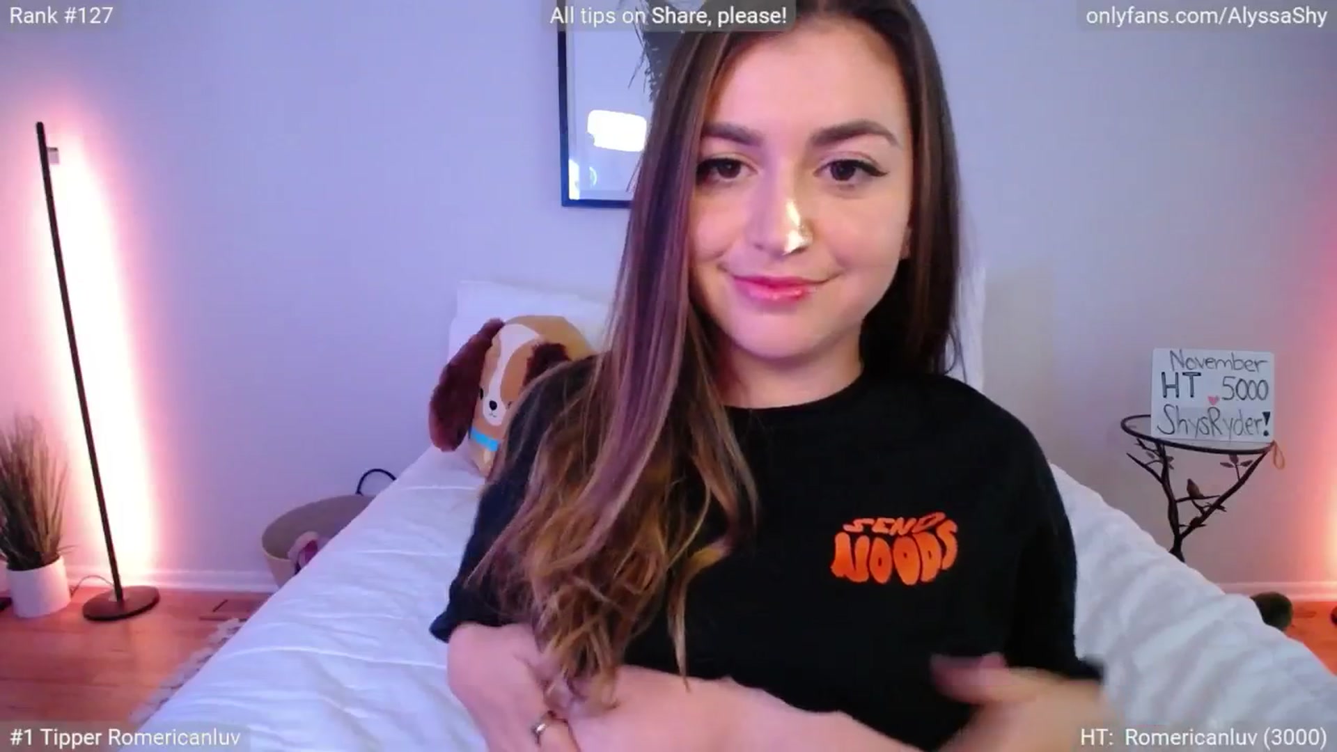 Gallery image thumbnail from AlyssaShy's myfreecams stream on, 11/08/2024, 21:13 image 20 of 20