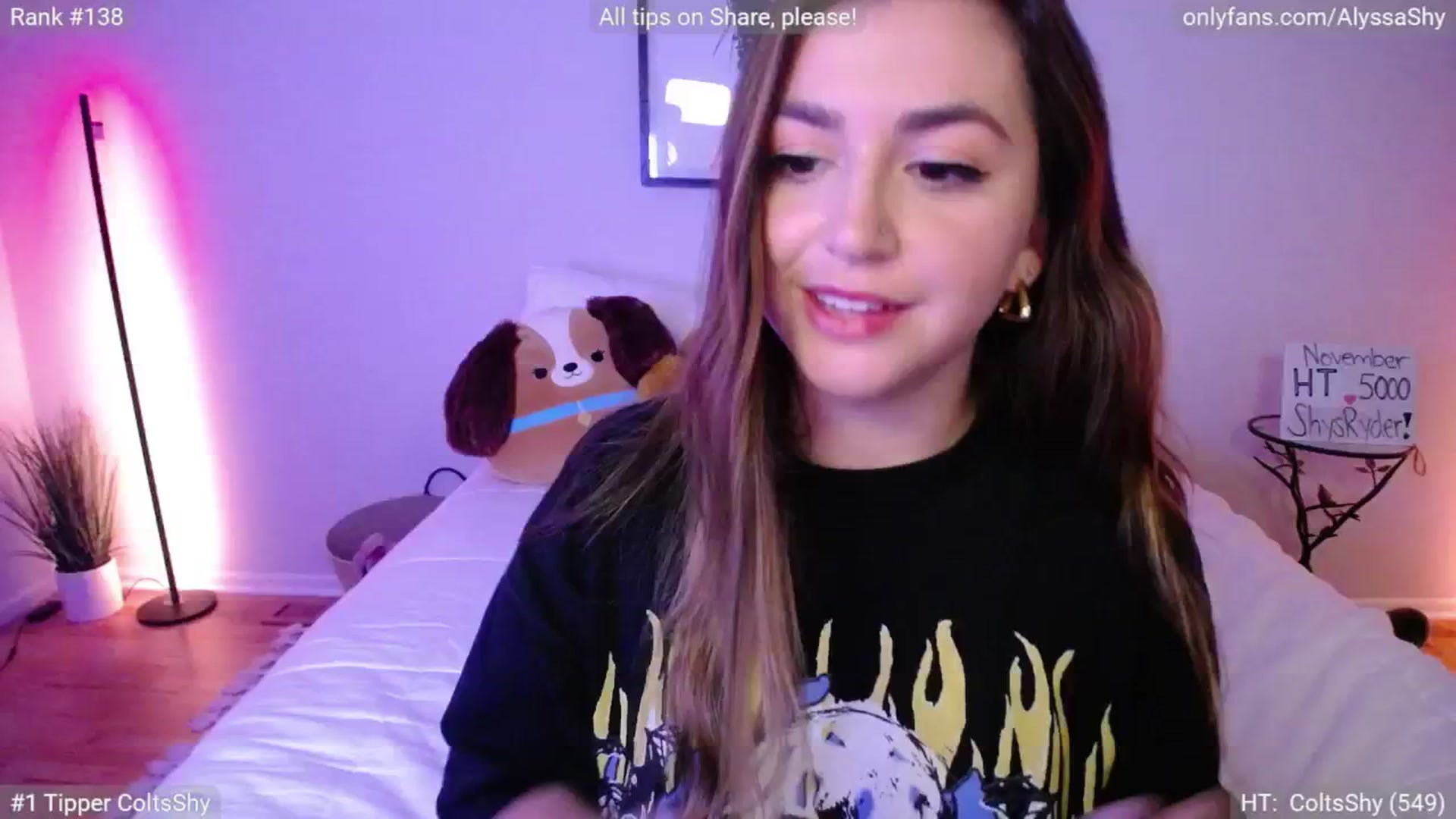 Gallery image thumbnail from AlyssaShy's myfreecams stream on, 11/10/2024, 05:15 image 2 of 20