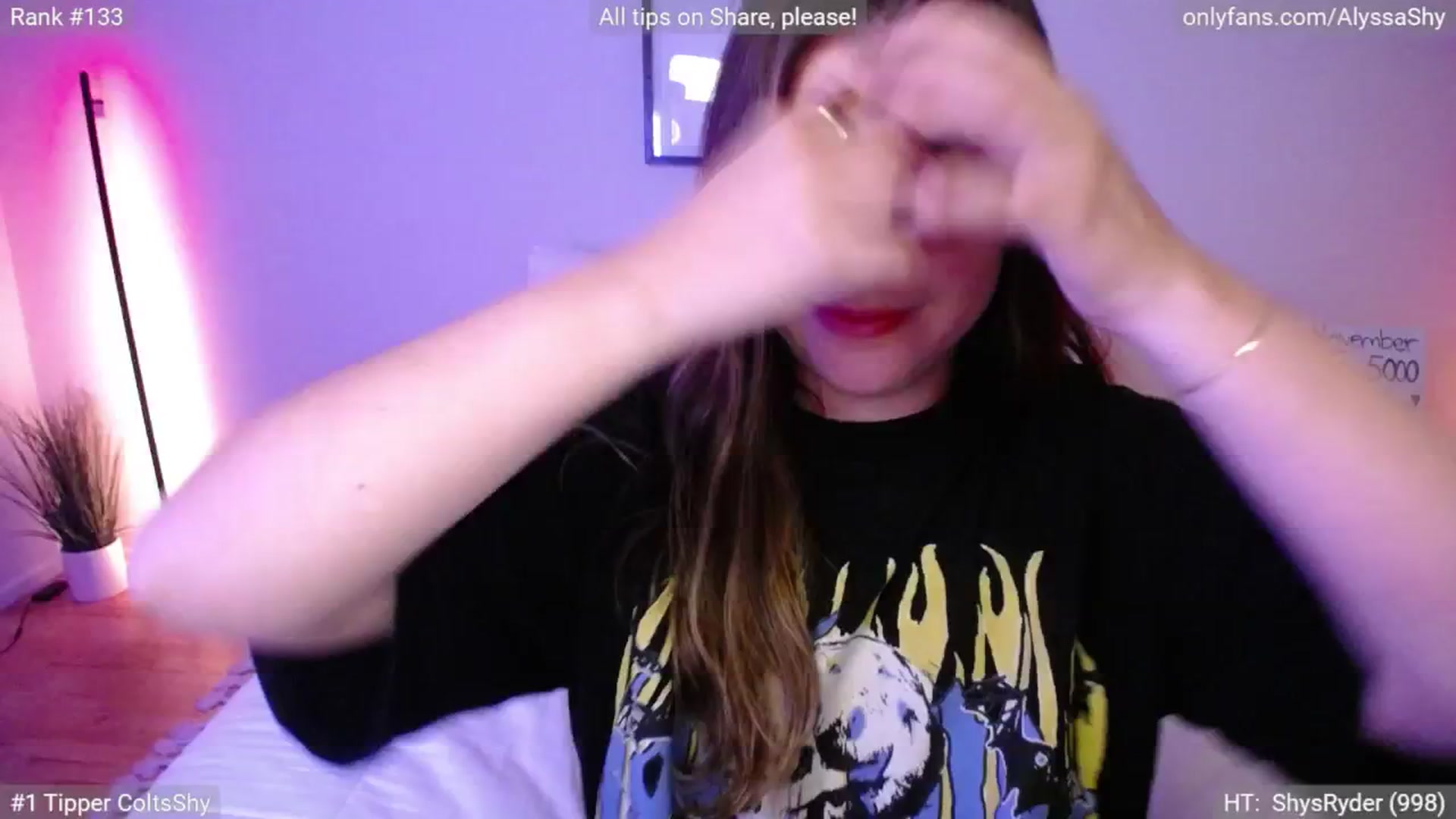 Gallery image thumbnail from AlyssaShy's myfreecams stream on, 11/10/2024, 05:15 image 8 of 20