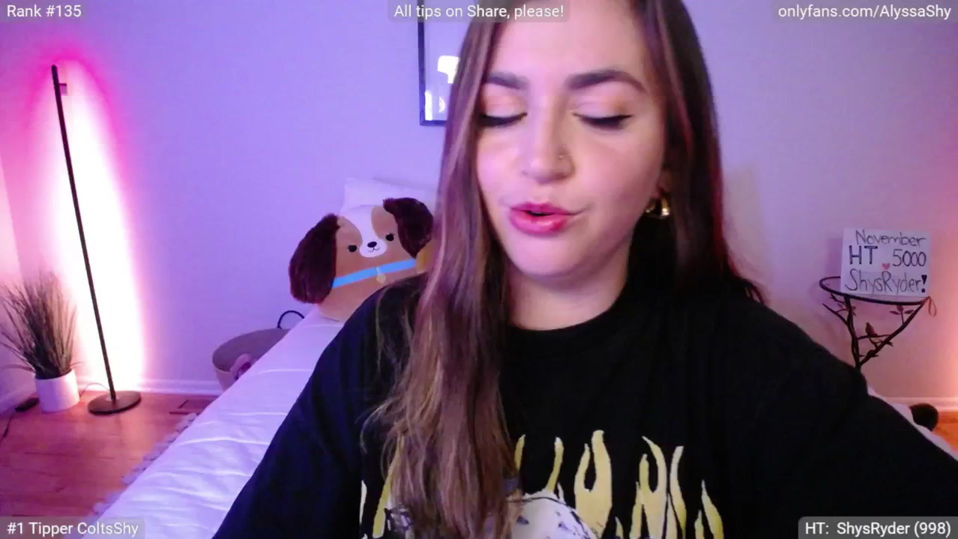 Gallery image thumbnail from AlyssaShy's myfreecams stream on, 11/10/2024, 05:15 image 6 of 20