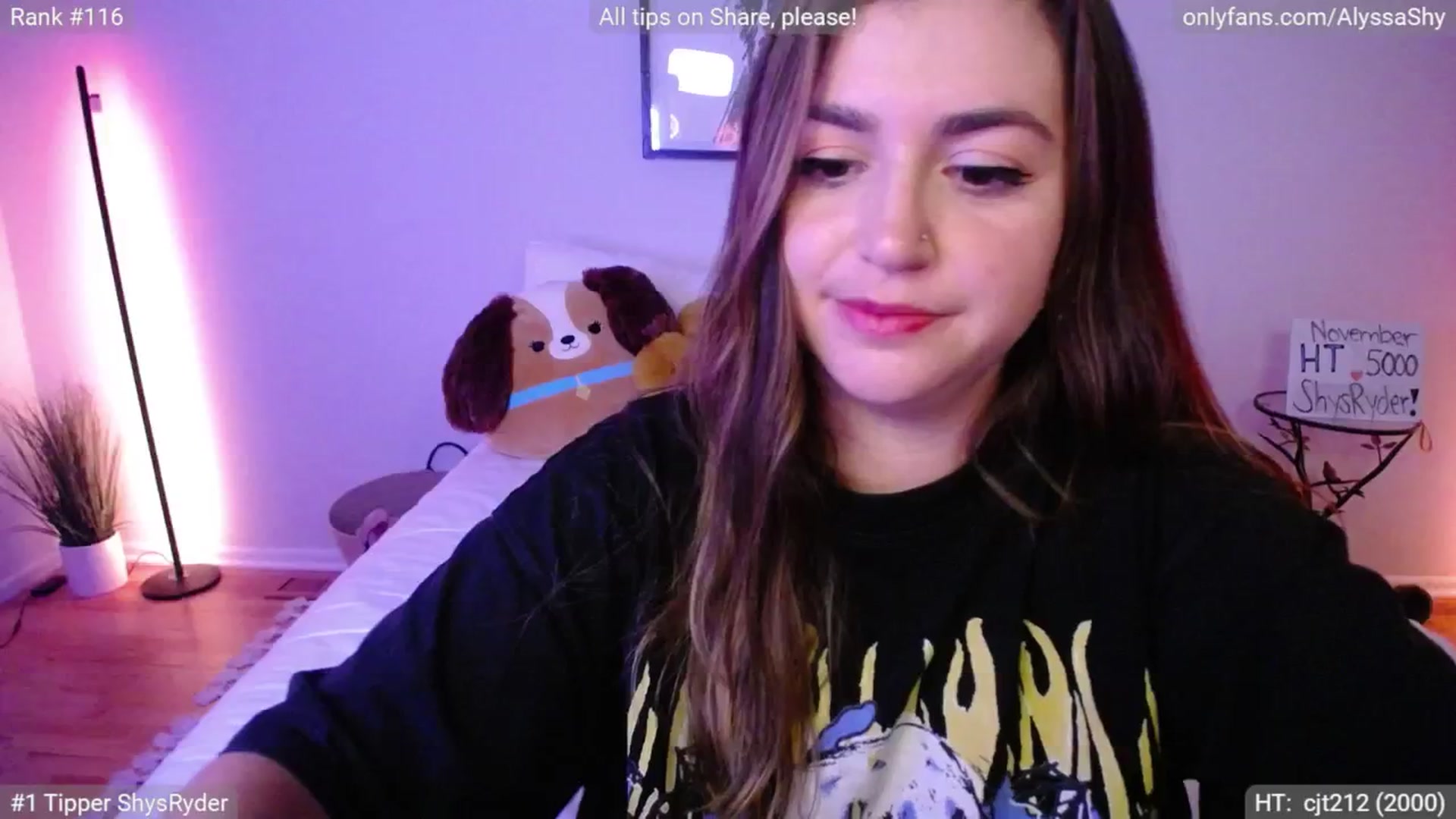 Gallery image thumbnail from AlyssaShy's myfreecams stream on, 11/10/2024, 05:15 image 13 of 20
