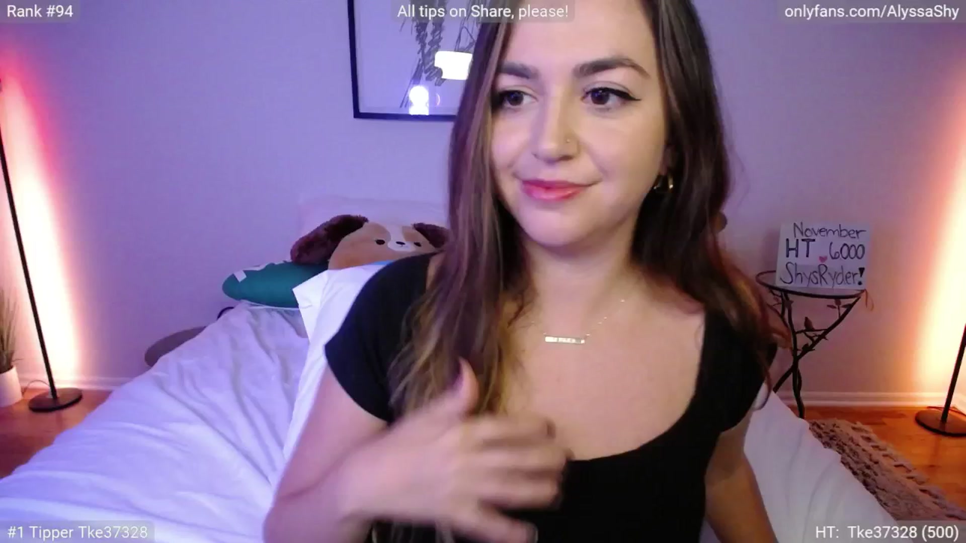 Gallery image thumbnail from AlyssaShy's myfreecams stream on, 11/15/2024, 22:32 image 19 of 20