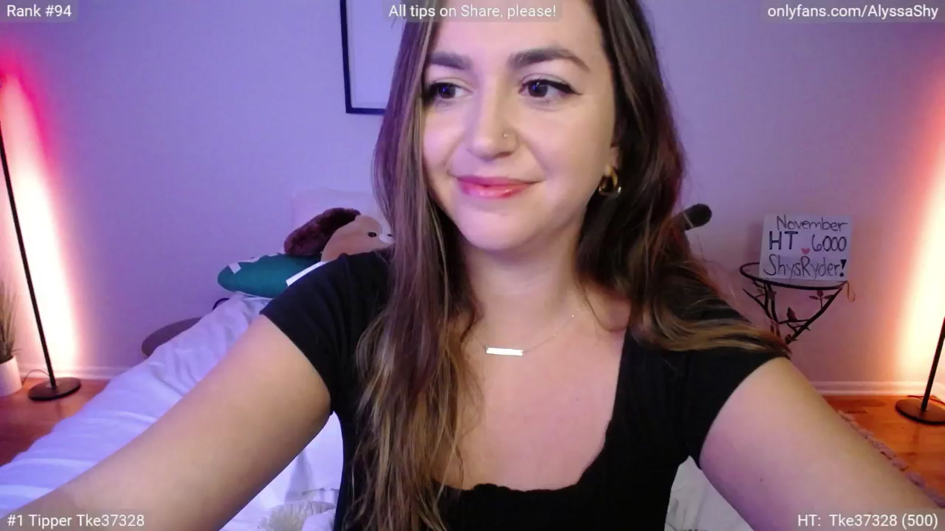 Gallery image thumbnail from AlyssaShy's myfreecams stream on, 11/15/2024, 22:32 image 16 of 20