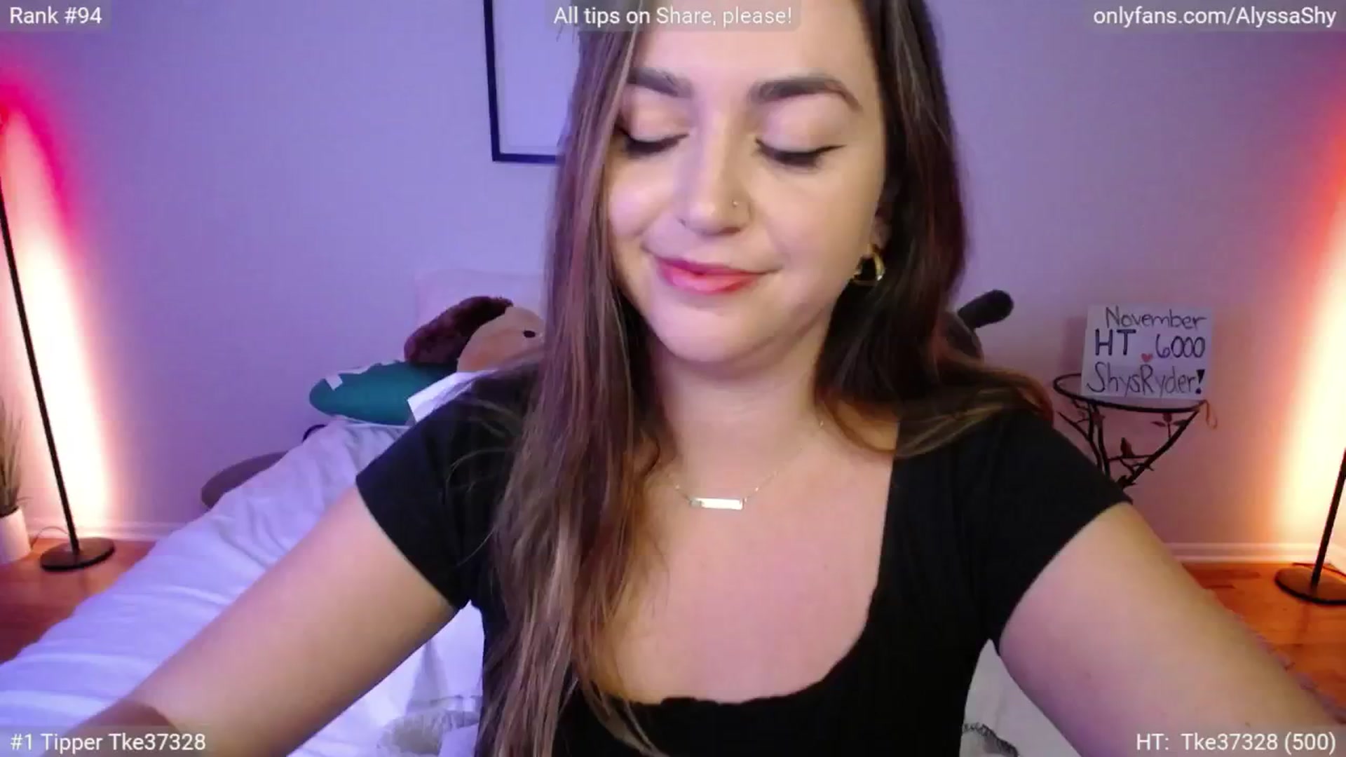 Gallery image thumbnail from AlyssaShy's myfreecams stream on, 11/15/2024, 22:32 image 13 of 20