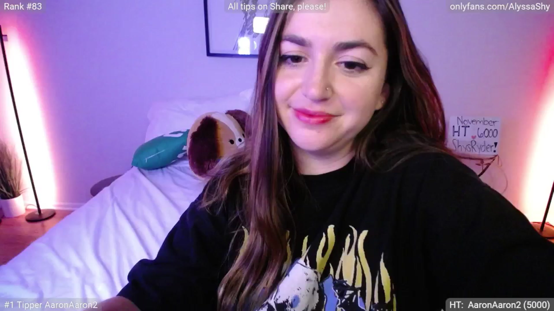 Gallery image thumbnail from AlyssaShy's myfreecams stream on, 11/18/2024, 03:19 image 15 of 20
