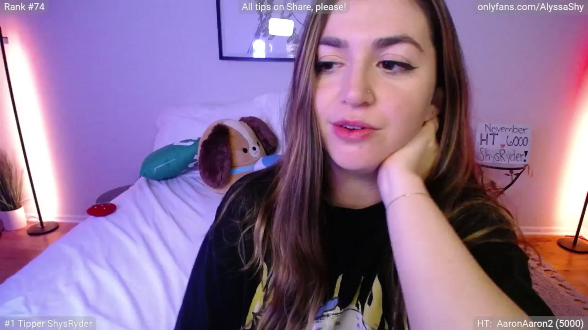Gallery image thumbnail from AlyssaShy's myfreecams stream on, 11/18/2024, 03:19 image 20 of 20