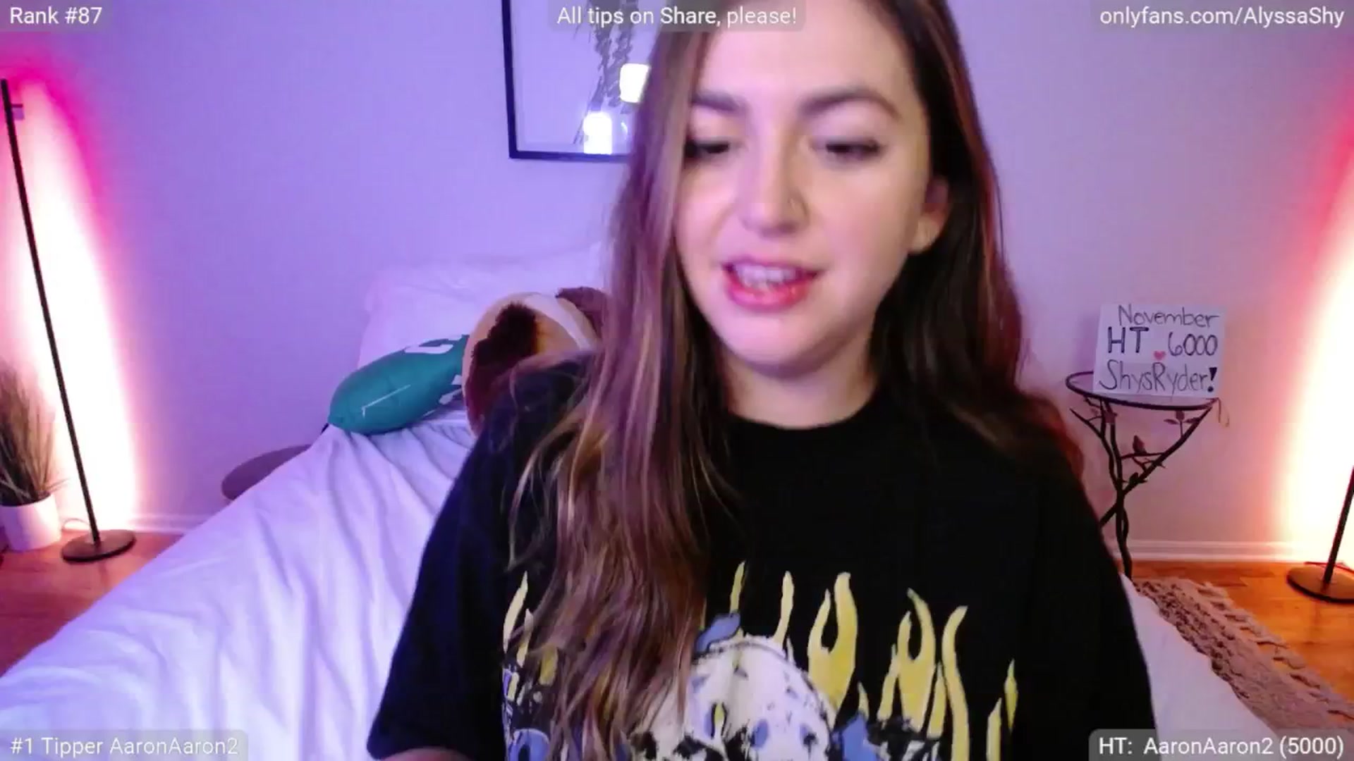 Gallery image thumbnail from AlyssaShy's myfreecams stream on, 11/18/2024, 03:19 image 12 of 20