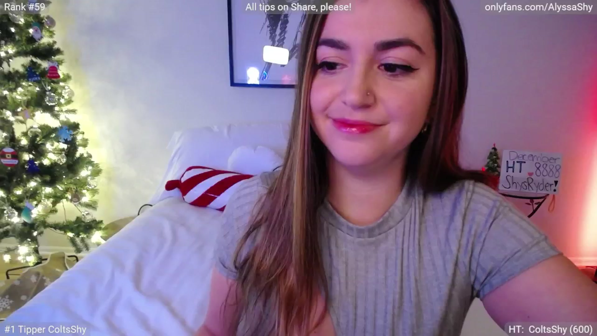 Gallery image thumbnail from AlyssaShy's myfreecams stream on, 12/08/2024, 02:54 image 1 of 20