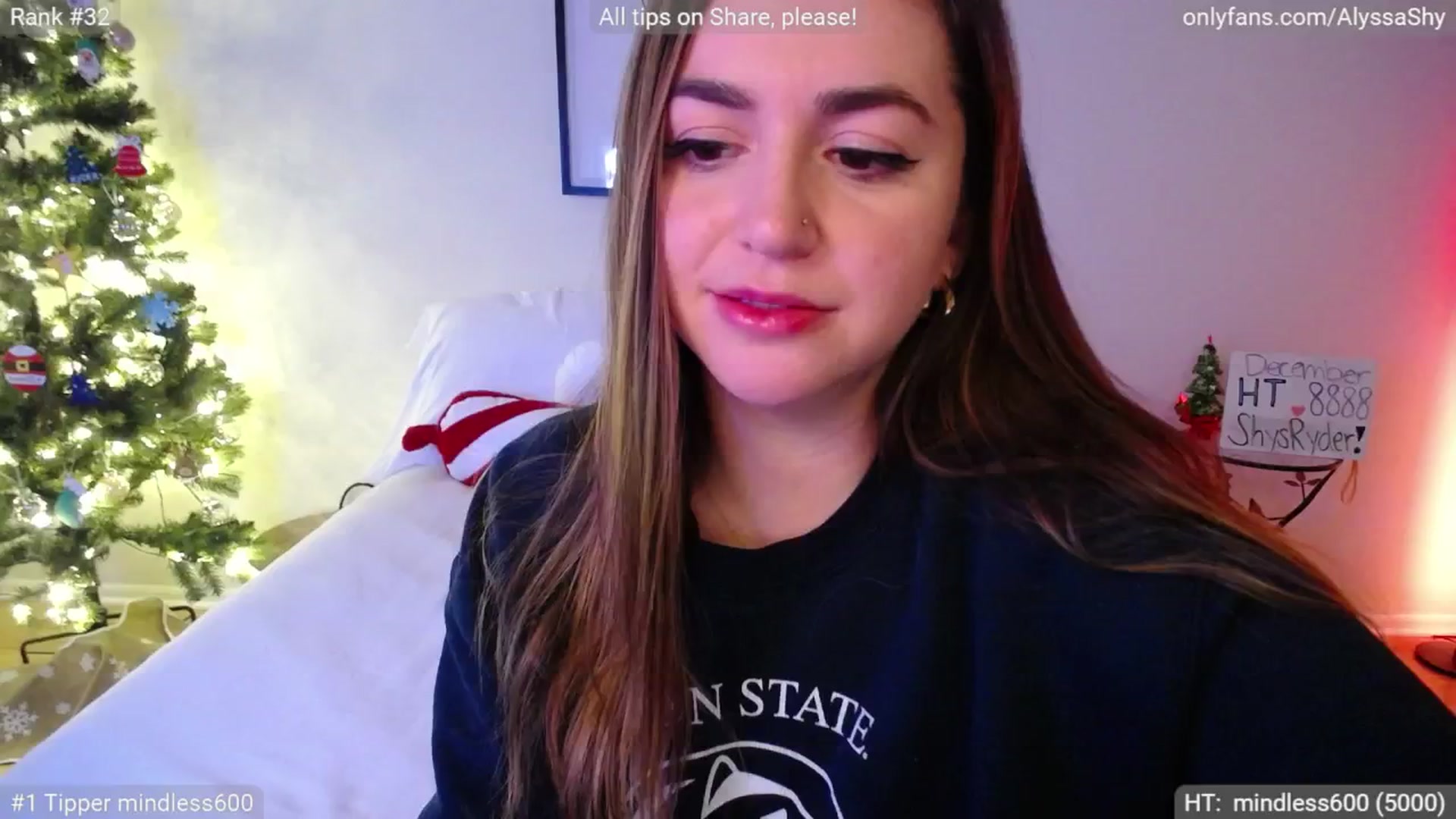 Gallery image thumbnail from AlyssaShy's myfreecams stream on, 12/08/2024, 02:54 image 20 of 20
