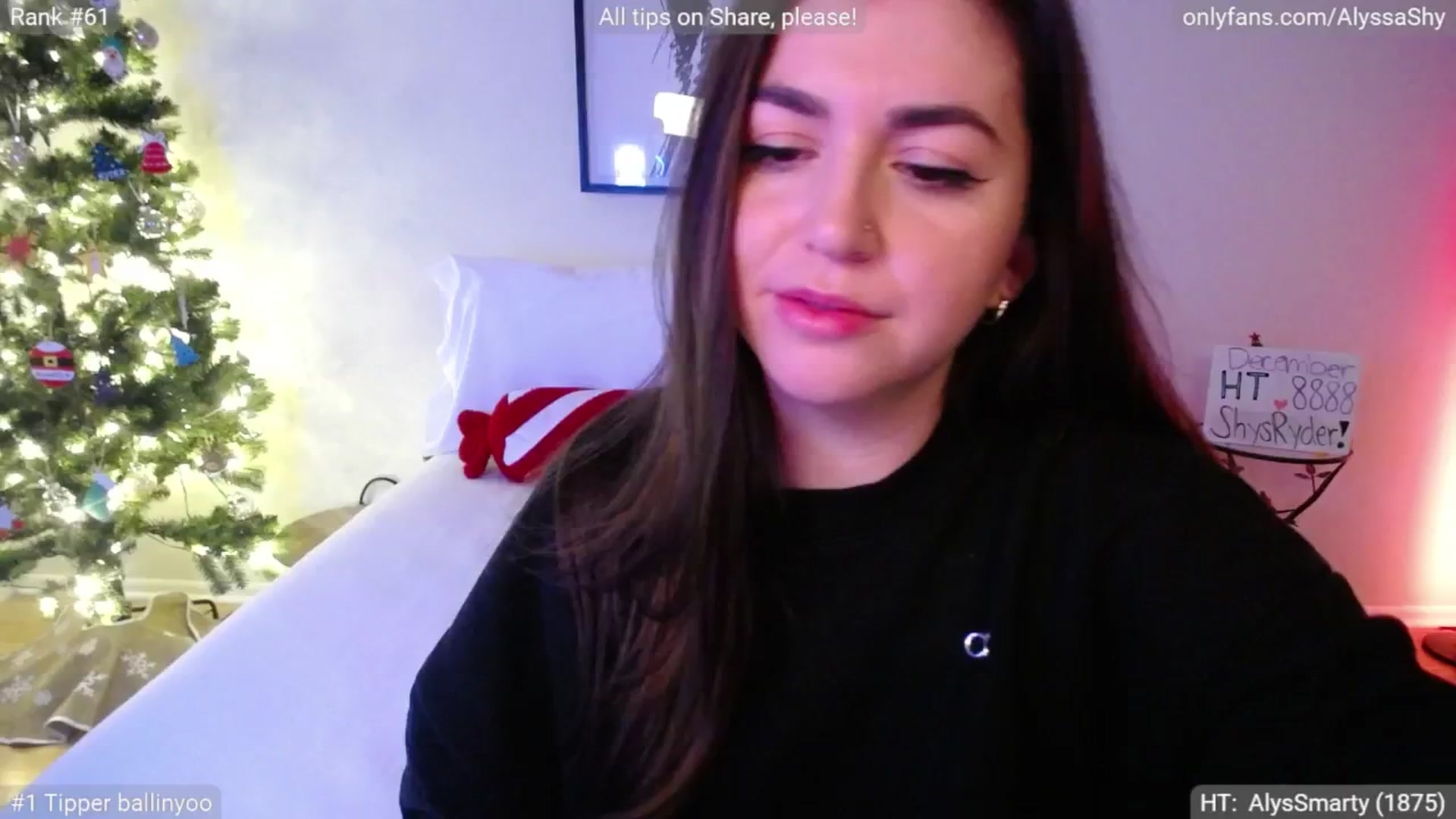 Gallery image thumbnail from AlyssaShy's myfreecams stream on, 12/14/2024, 03:07 image 20 of 20