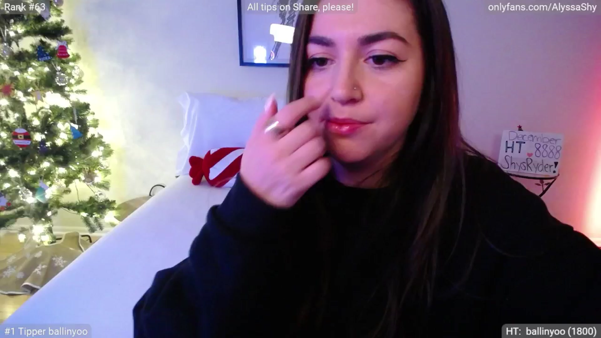 Gallery image thumbnail from AlyssaShy's myfreecams stream on, 12/14/2024, 03:07 image 9 of 20