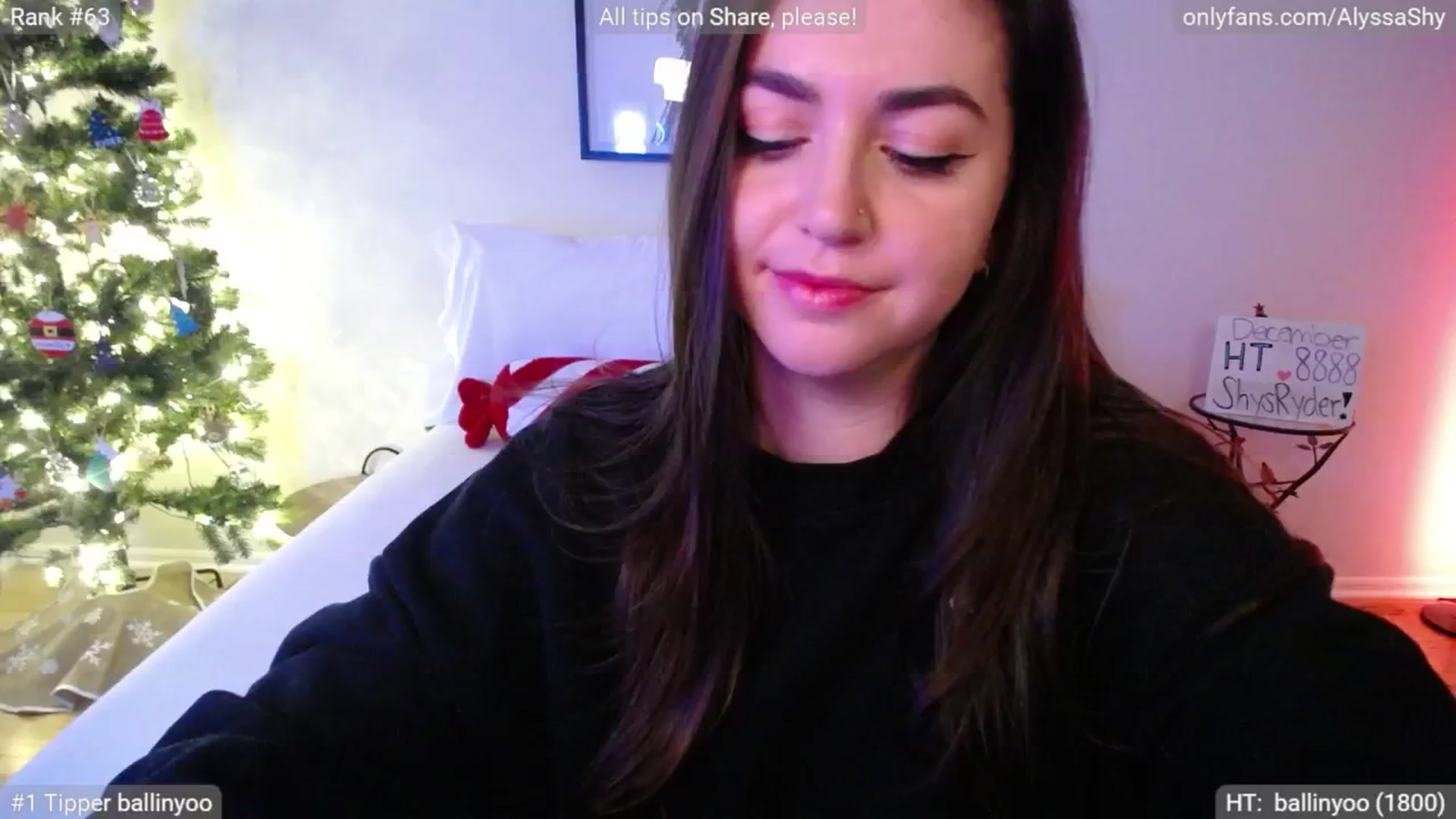 Gallery image thumbnail from AlyssaShy's myfreecams stream on, 12/14/2024, 03:07 image 10 of 20
