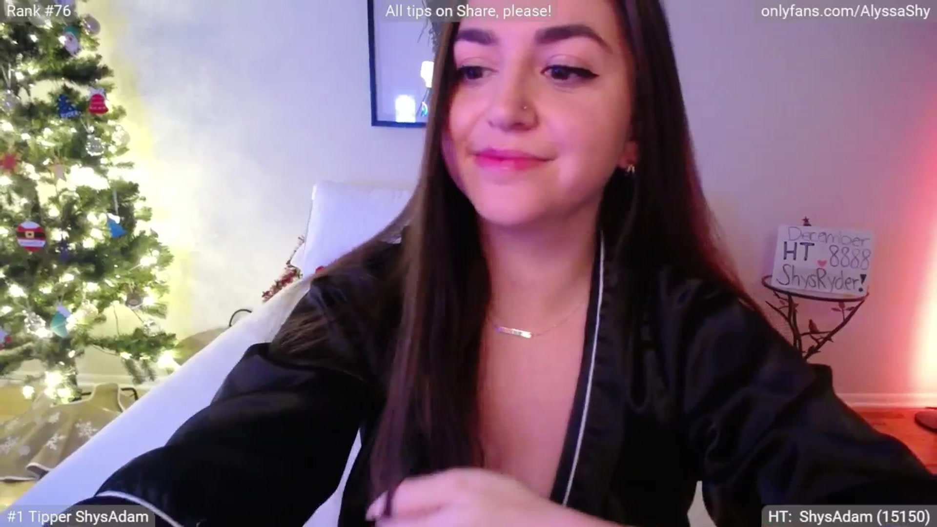 Gallery image thumbnail from AlyssaShy's myfreecams stream on, 12/19/2024, 22:35 image 19 of 20