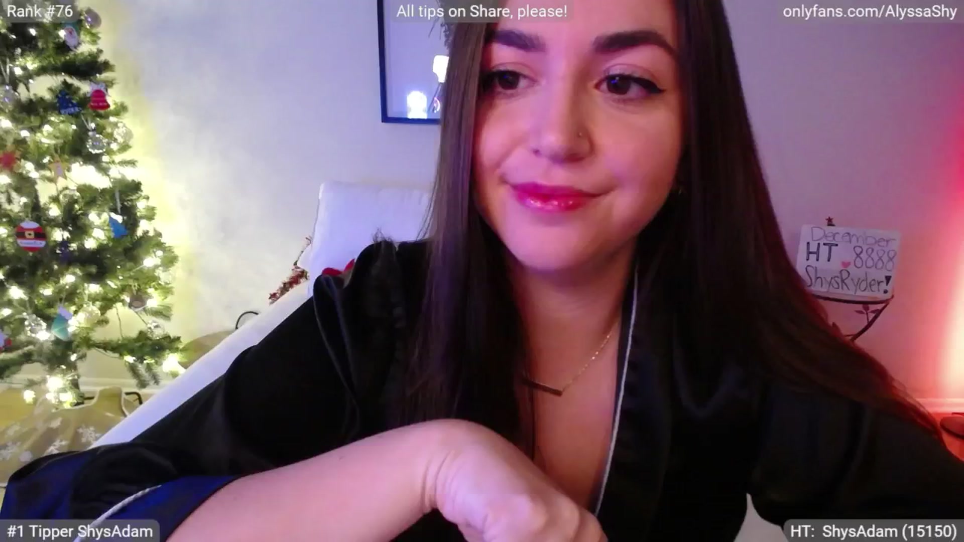 Gallery image thumbnail from AlyssaShy's myfreecams stream on, 12/19/2024, 22:52 image 7 of 20