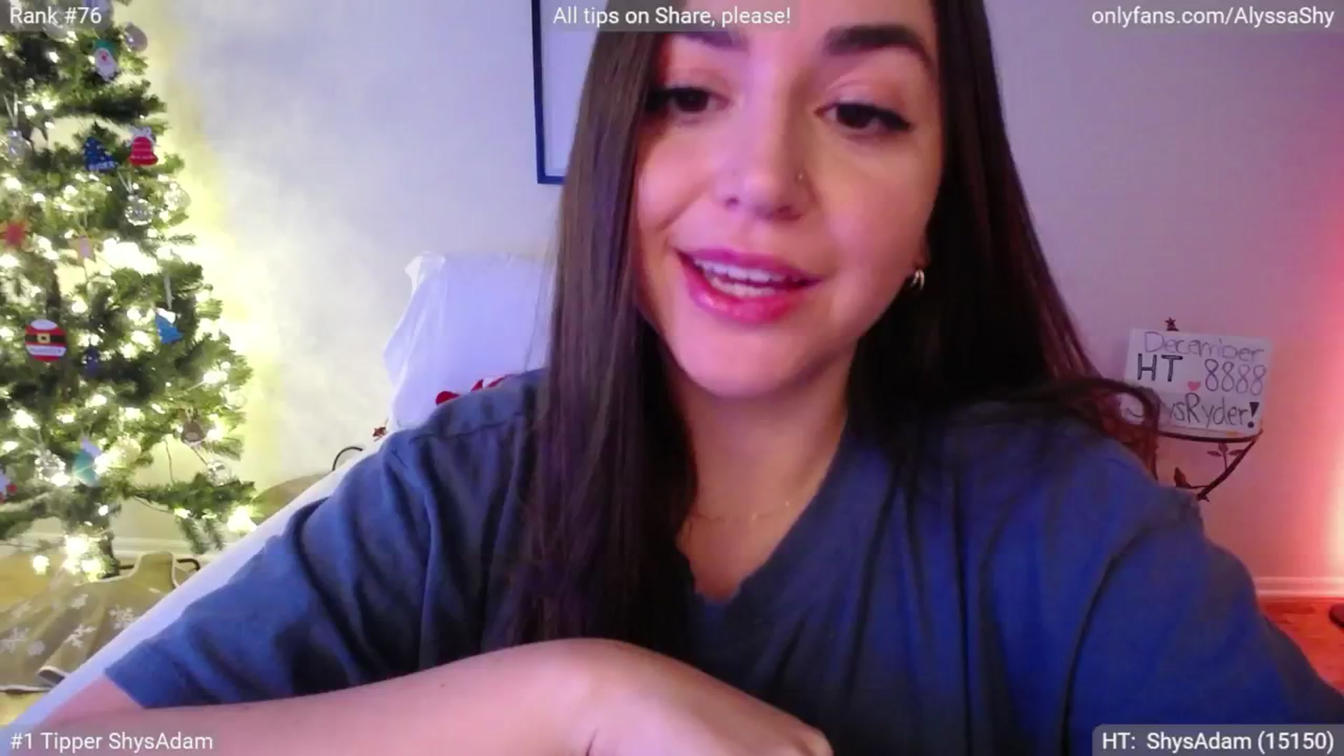 Gallery image thumbnail from AlyssaShy's myfreecams stream on, 12/20/2024, 24:06 image 19 of 20