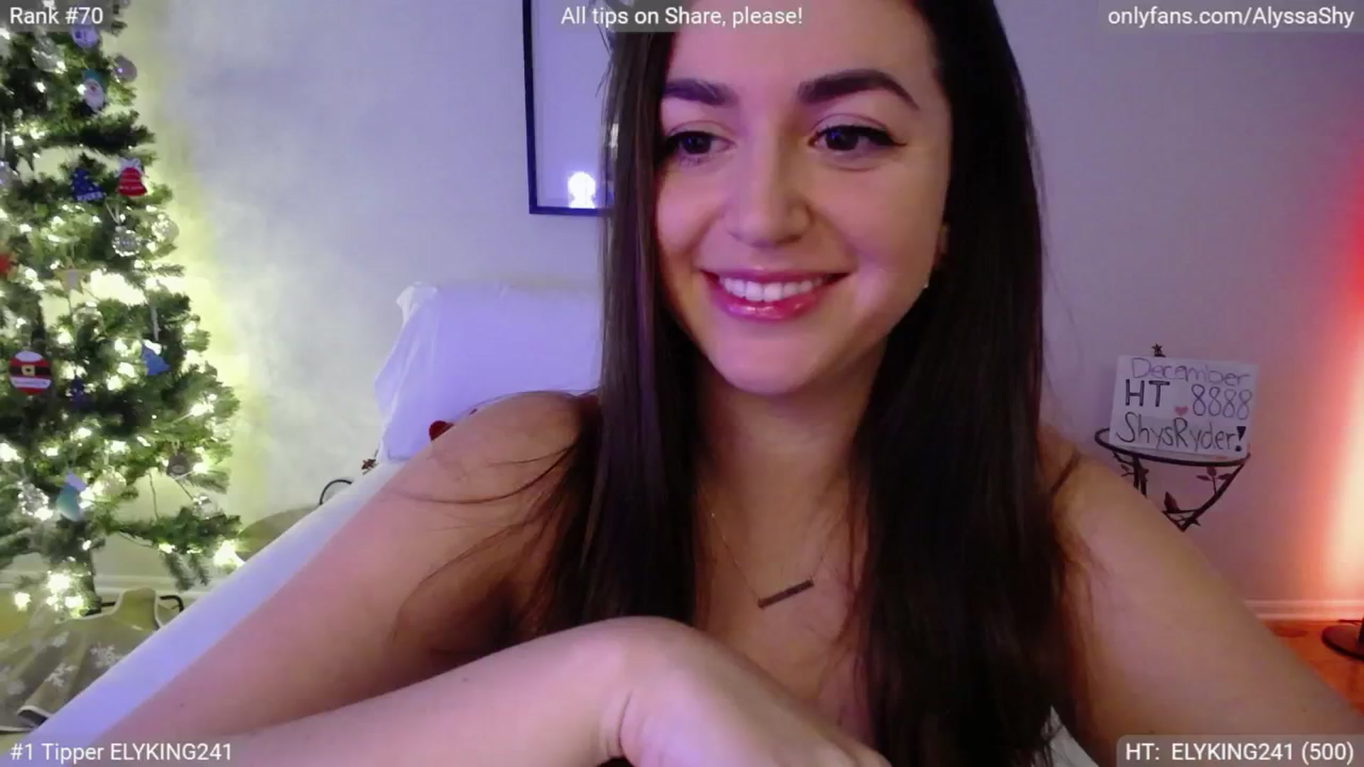 Gallery image thumbnail from AlyssaShy's myfreecams stream on, 12/20/2024, 20:23 image 10 of 20