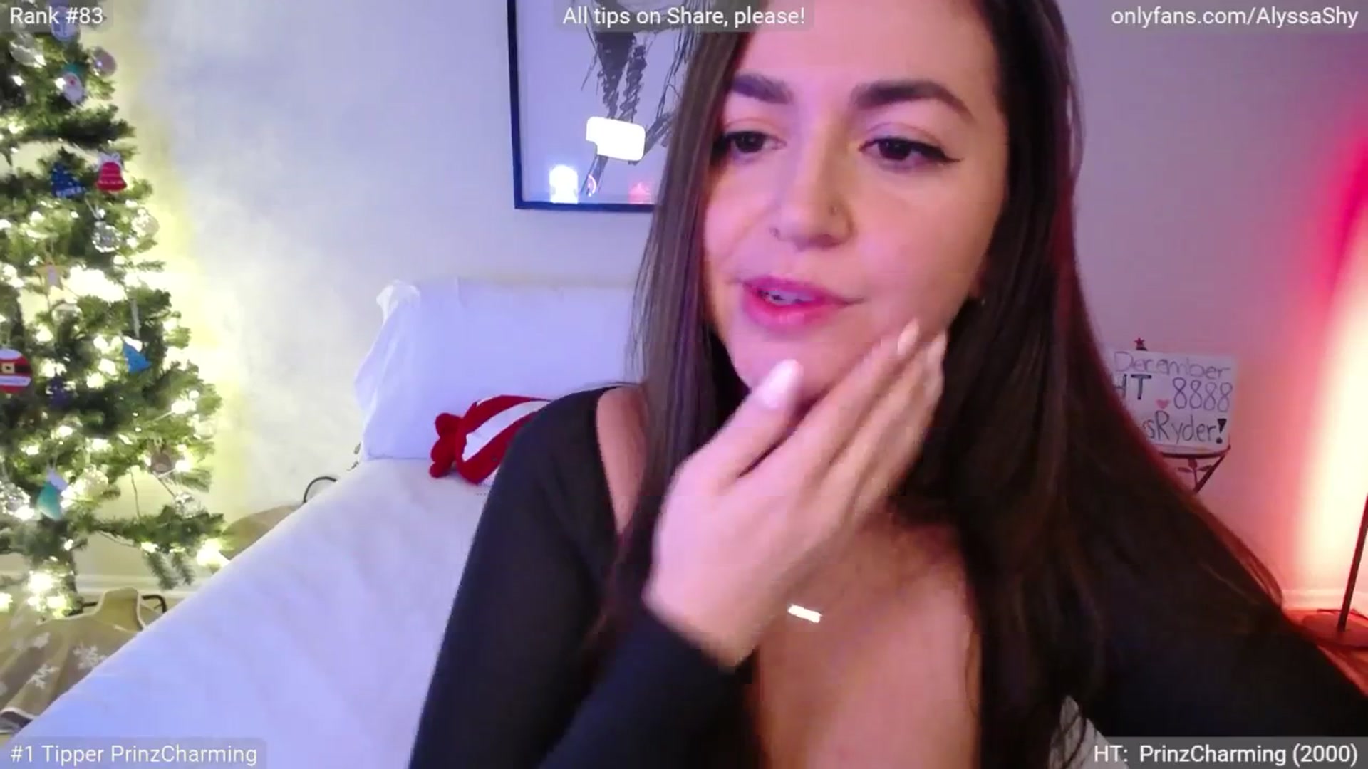 Gallery image thumbnail from AlyssaShy's myfreecams stream on, 12/24/2024, 22:46 image 14 of 20