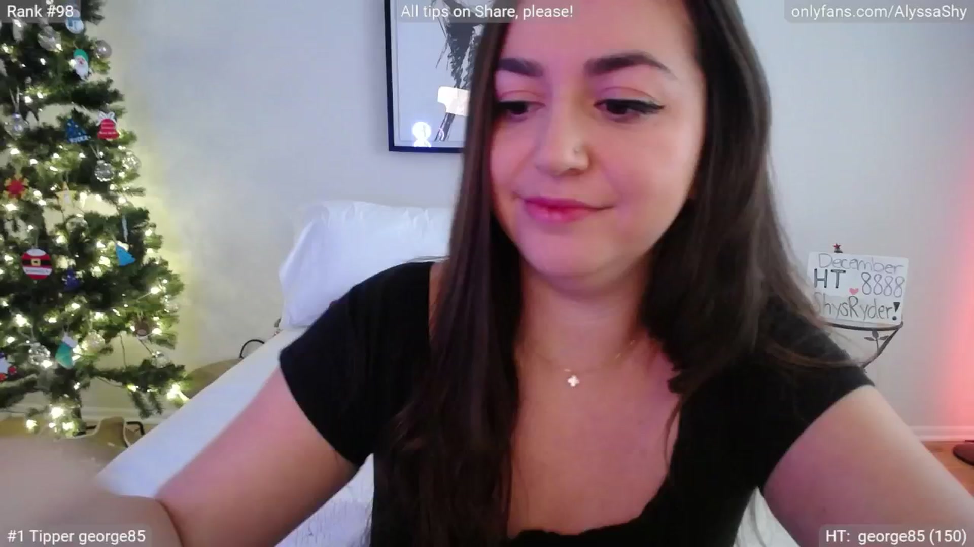 Gallery image thumbnail from AlyssaShy's myfreecams stream on, 12/27/2024, 20:43 image 9 of 20