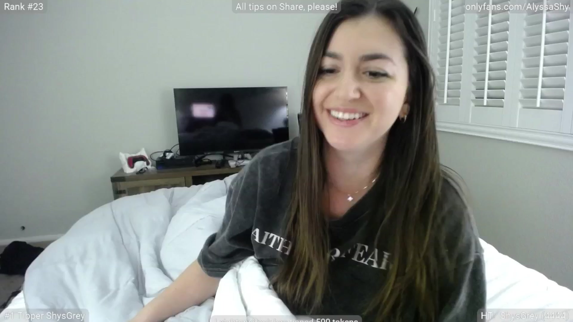 Gallery image thumbnail from AlyssaShy's myfreecams stream on, 01/21/2025, 06:22 image 12 of 20