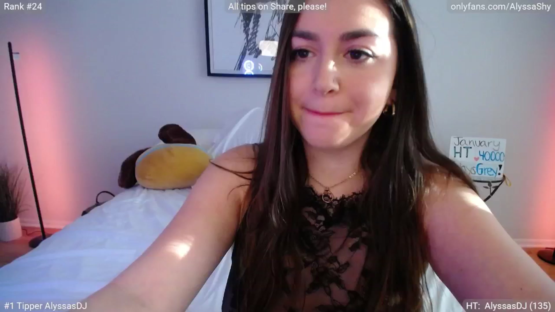 Gallery image thumbnail from AlyssaShy's myfreecams stream on, 01/22/2025, 21:54 image 2 of 20